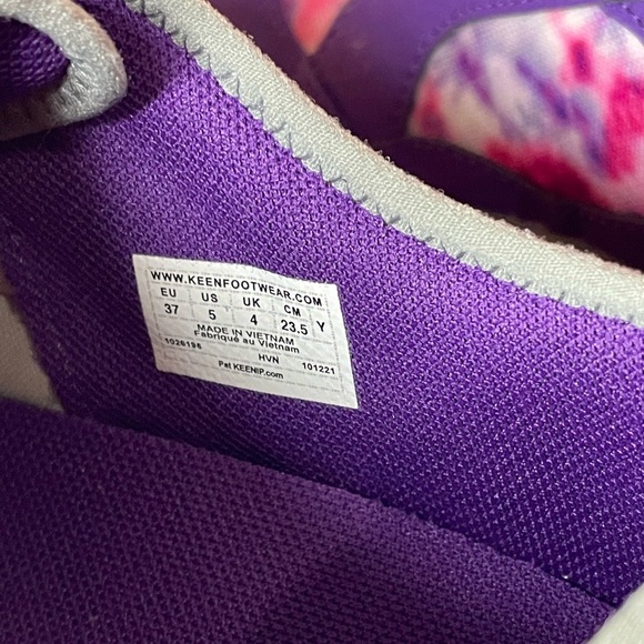 KEEN Speed Hound Kids Sneakers | Sz 5 | Purple Tie-Dye | NWOT | Durable & Comfy - Picture 6 of 9